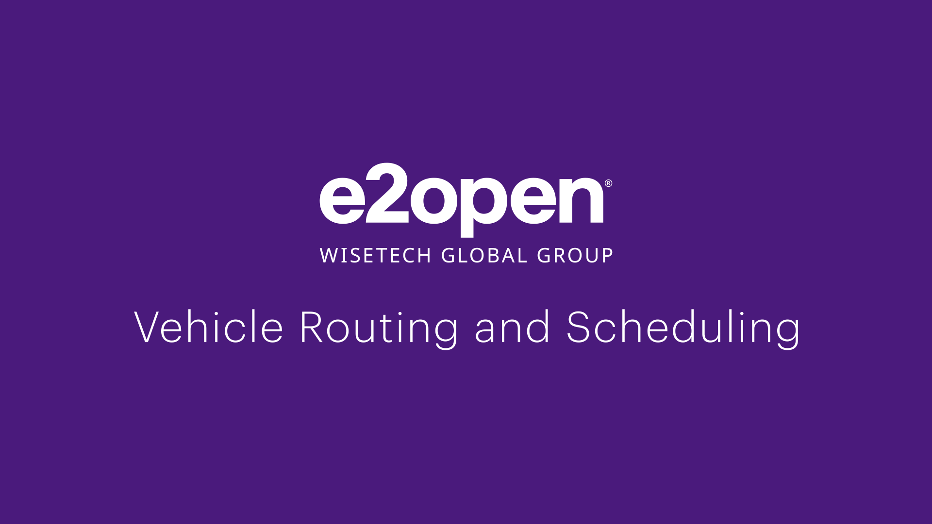 E2open Vehicle Routing And 11 Thumbnail