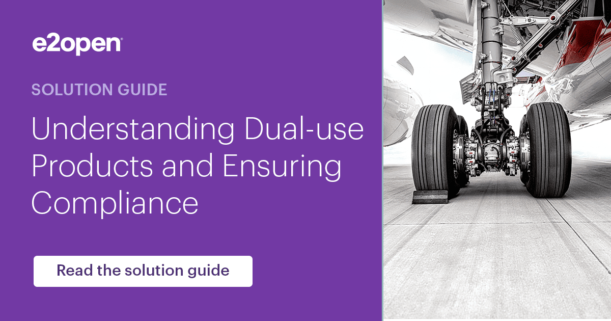Understanding Dualuse Products and Ensuring Compliance Supply Chain