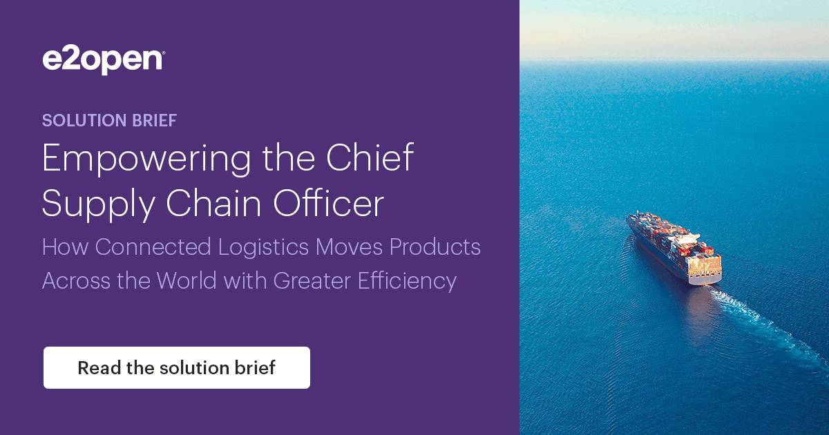 Empowering the Chief Supply Chain Officer e2open