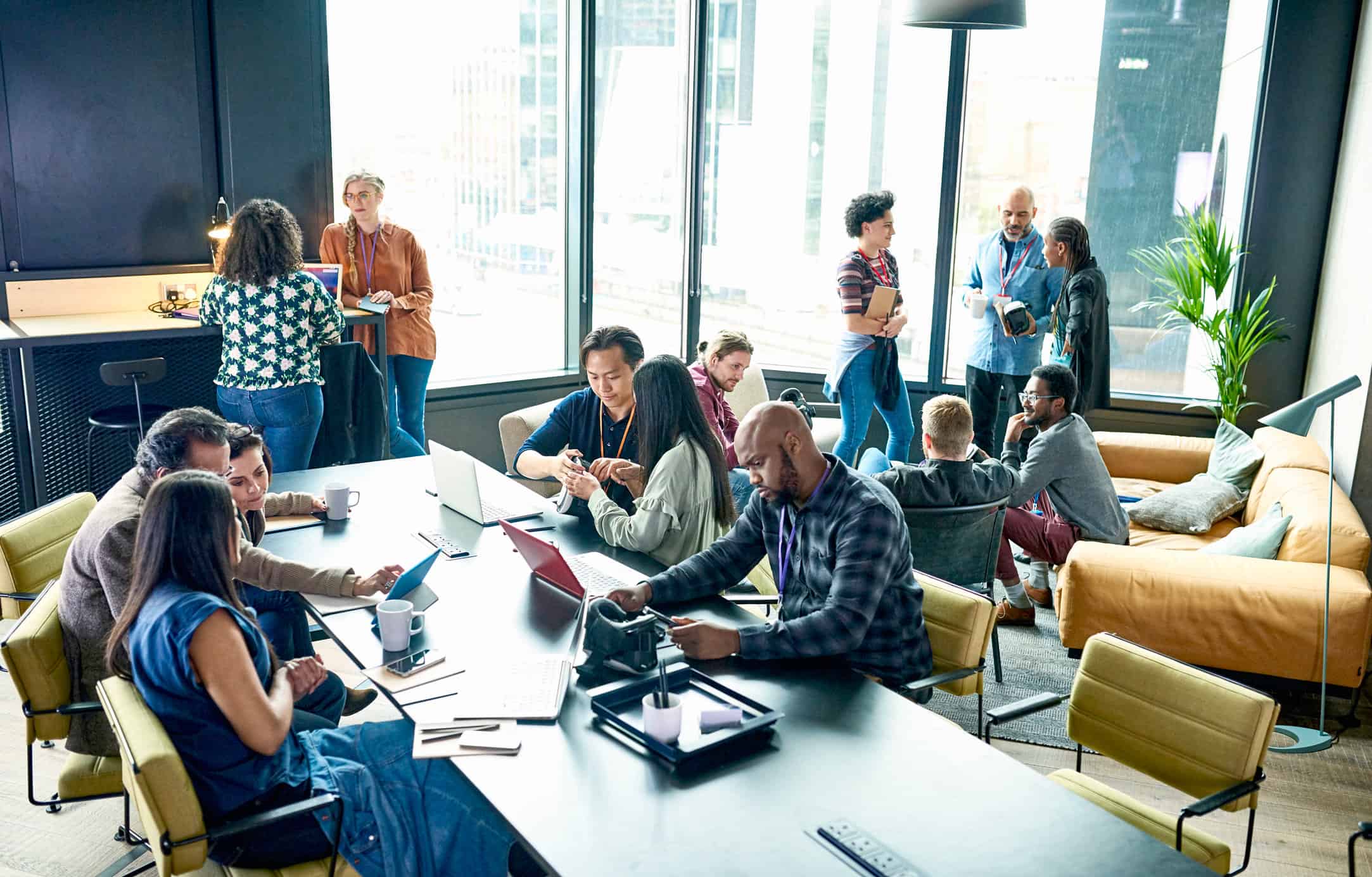 Business people having meeting in conference room