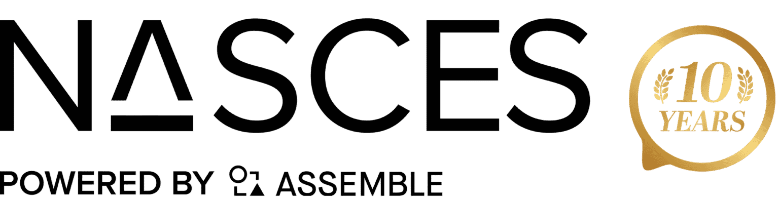 Nasces 10 Year Powered By Logo Dark